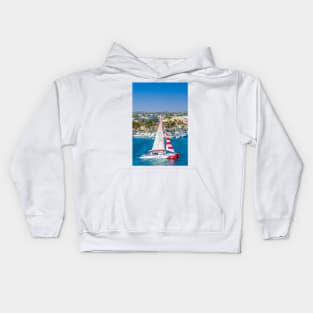 Sailing in Aruba Kids Hoodie